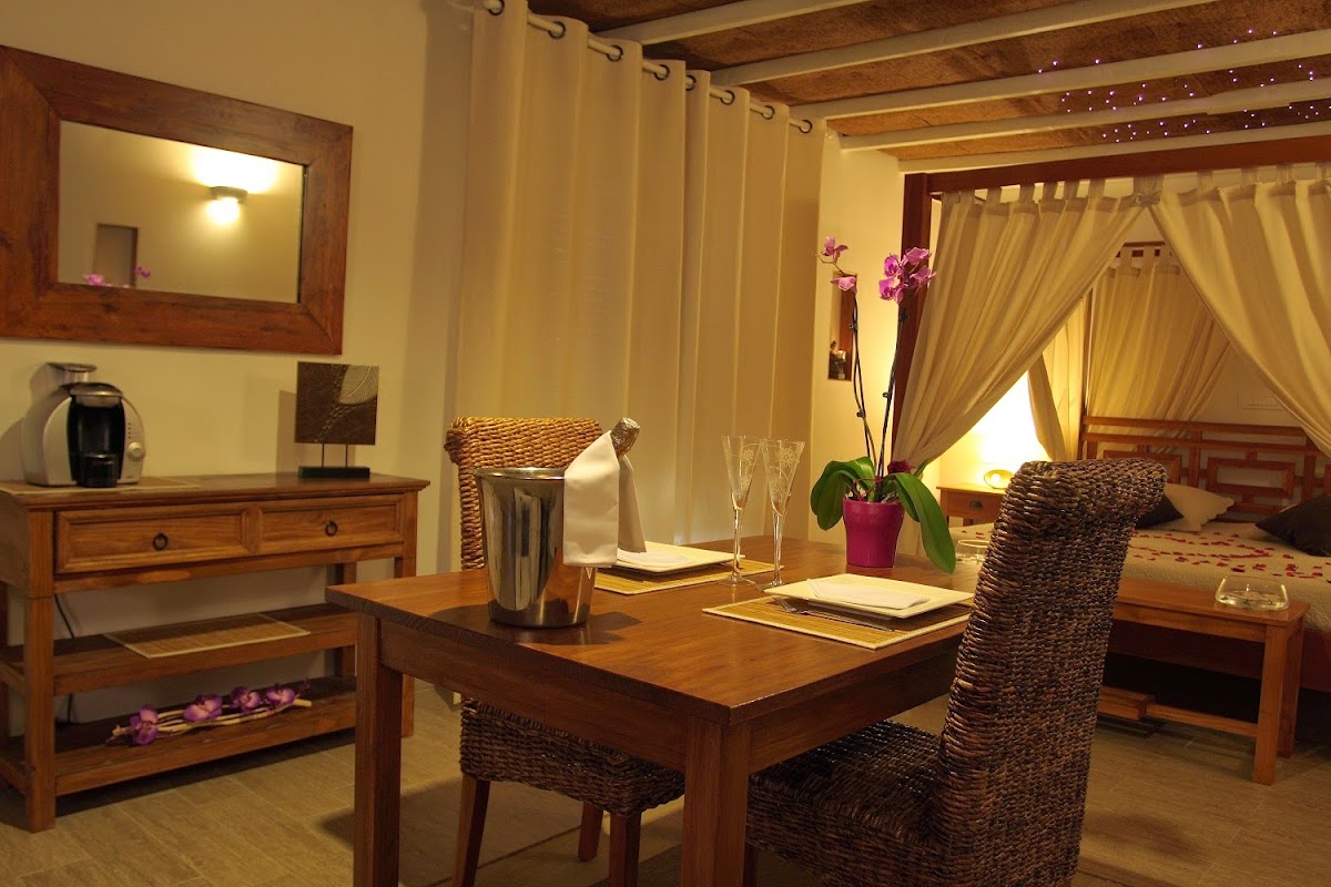 Photo Google Maps · La Paillote Exotique suites jacuzzi piscine sauna privatif