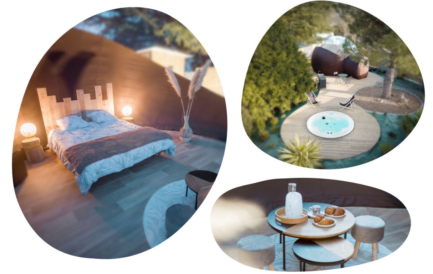 Chambre bulle & spa